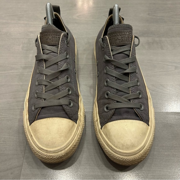 Converse Chuck Taylor All Star Cordura Gray Low Top Sneakers 161432F W 9 / M 7 - Picture 4 of 9
